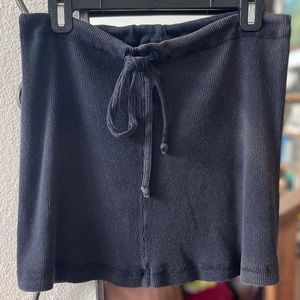 Hardtail Ribbed Mini Skirt